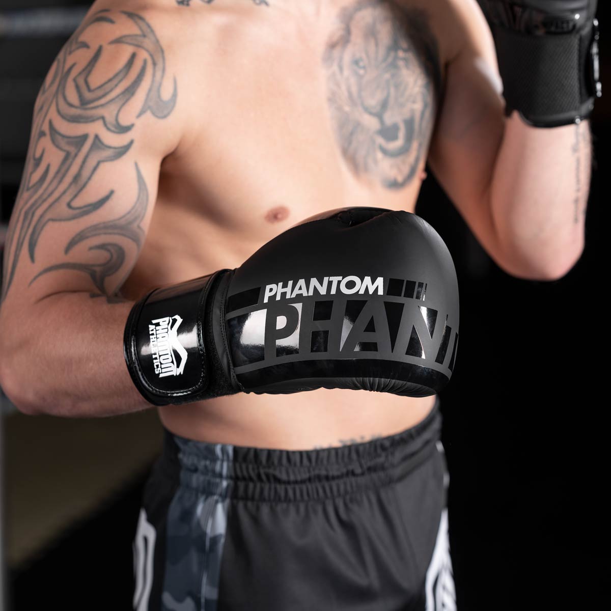 Phantom Boxing Gloves "APEX" Speed - Black