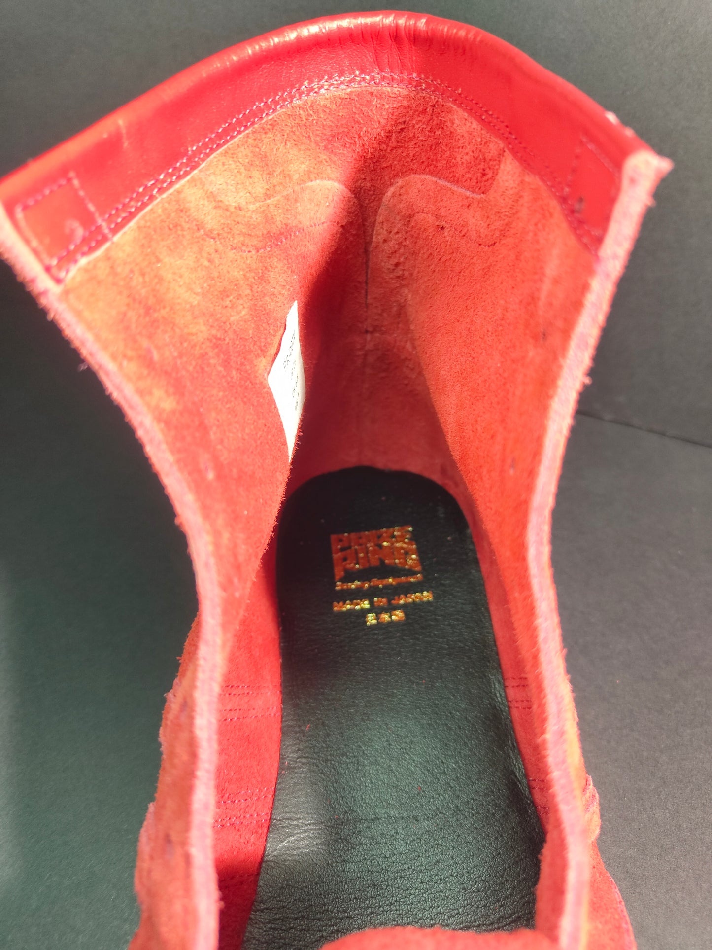 PREORDER: PRIZE RING "Pro-training" Boxing shoes Red (Velour)