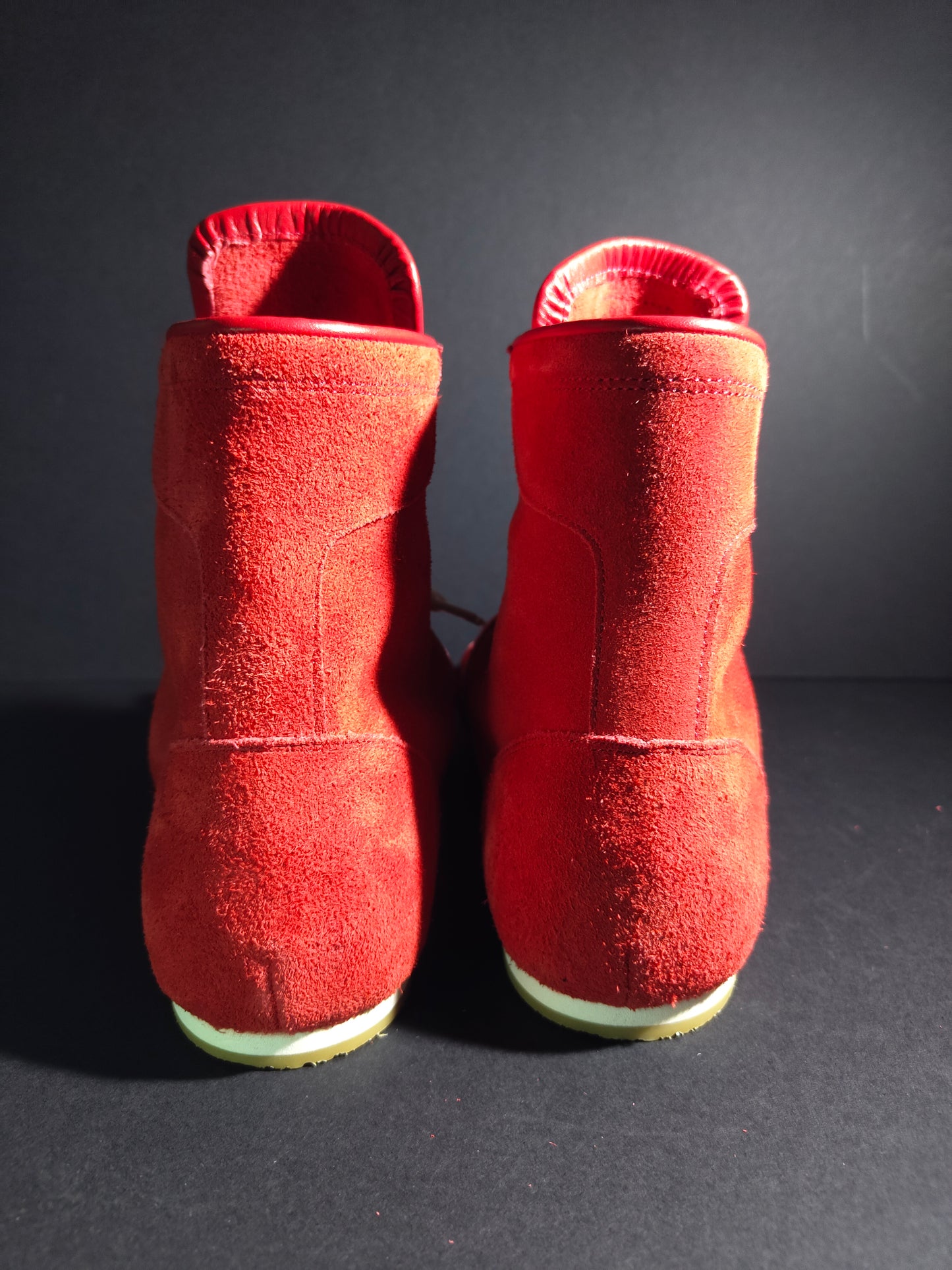 PREORDER: PRIZE RING "Pro-training" Boxing shoes Red (Velour)