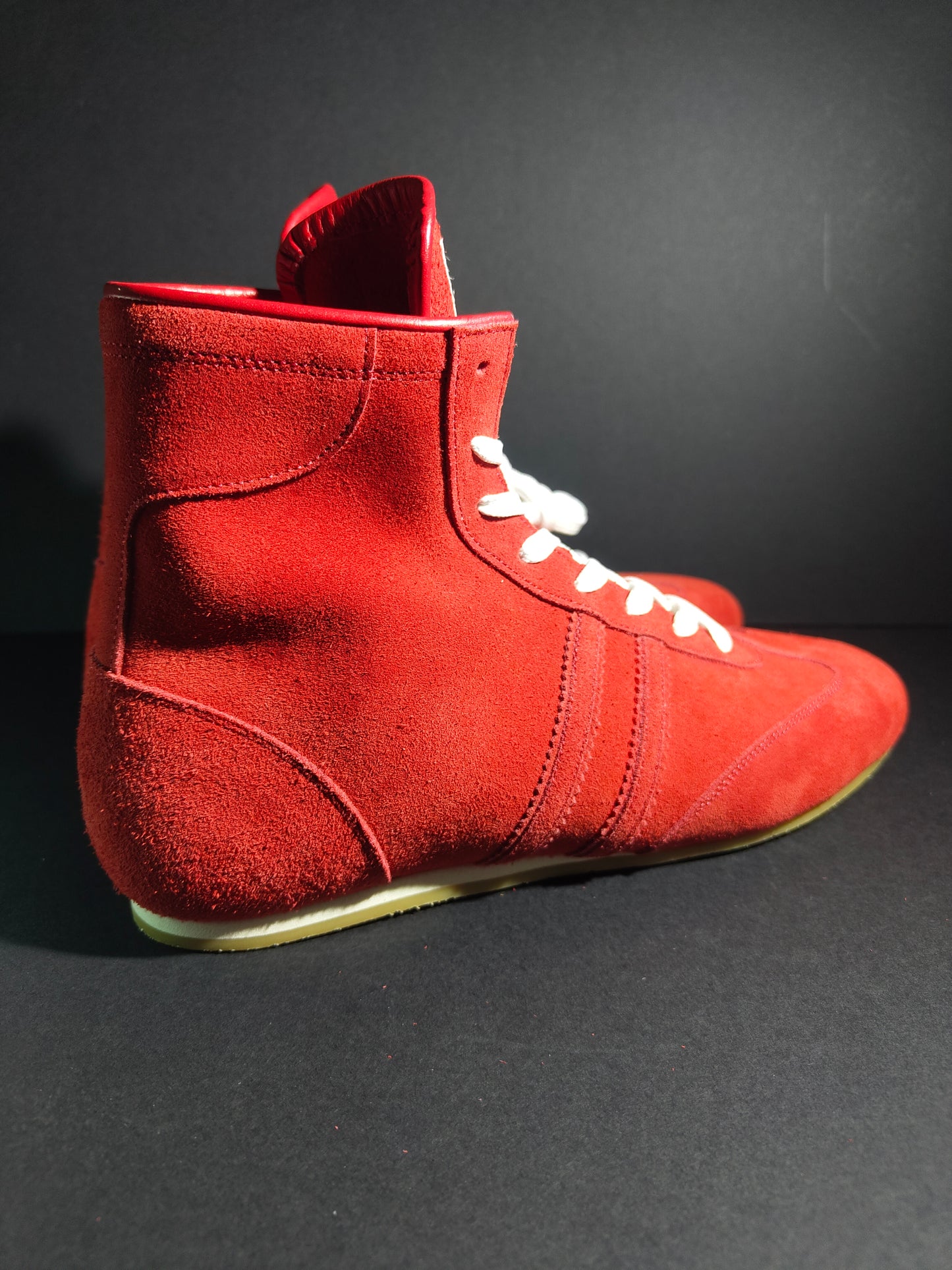 PREORDER: PRIZE RING "Pro-training" Boxing shoes Red (Velour)