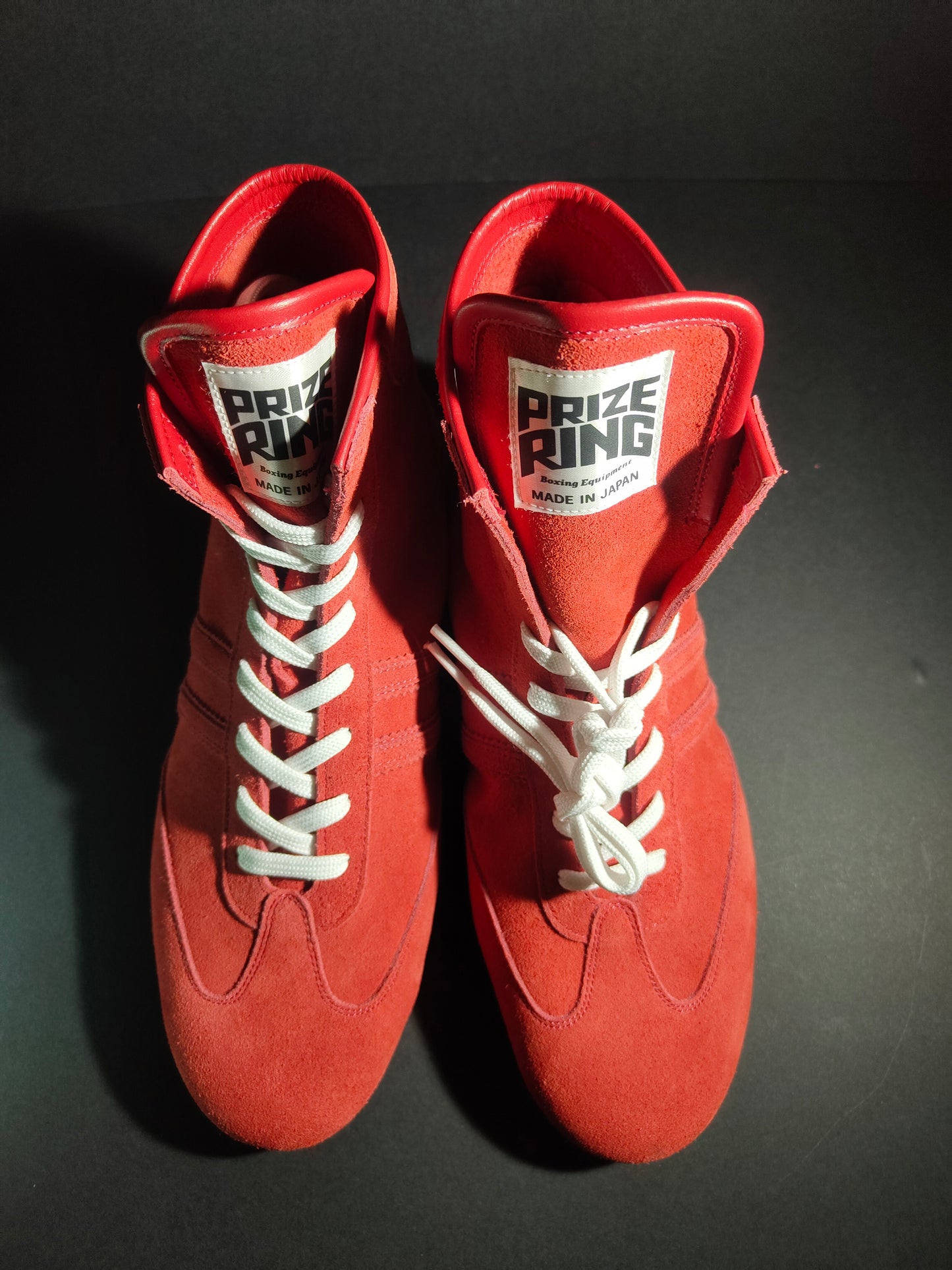 PREORDER: PRIZE RING "Pro-training" Boxing shoes Red (Velour)