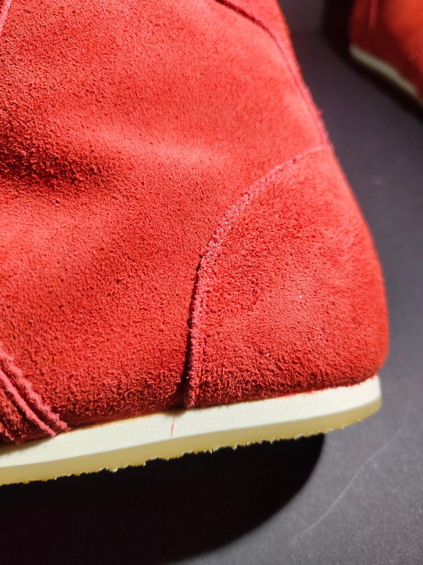 PREORDER: PRIZE RING "Pro-training" Boxing shoes Red (Velour)