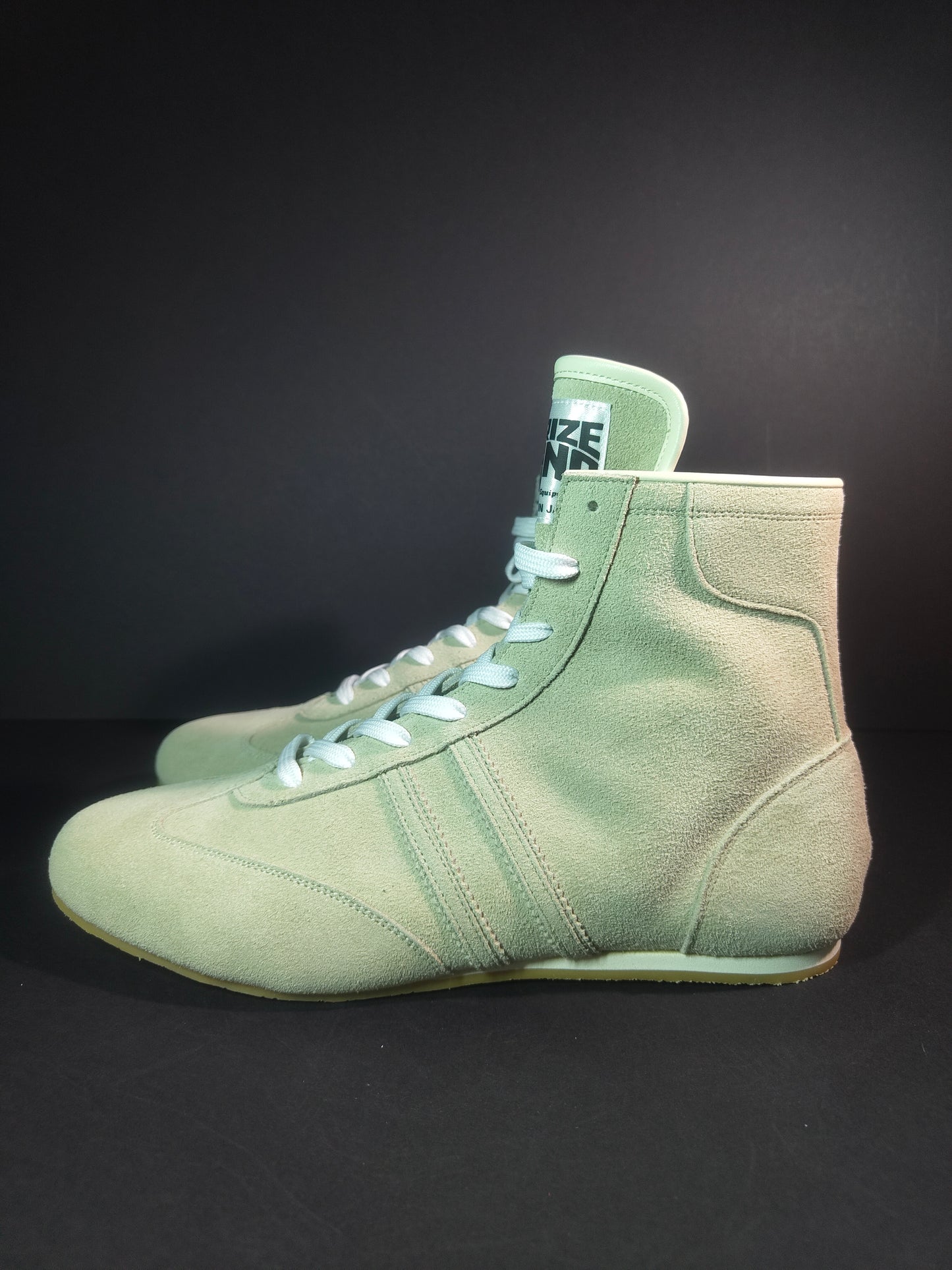 PREORDER: PRIZE RING "Pro-training" Boxing shoes Light Grey (Velour)