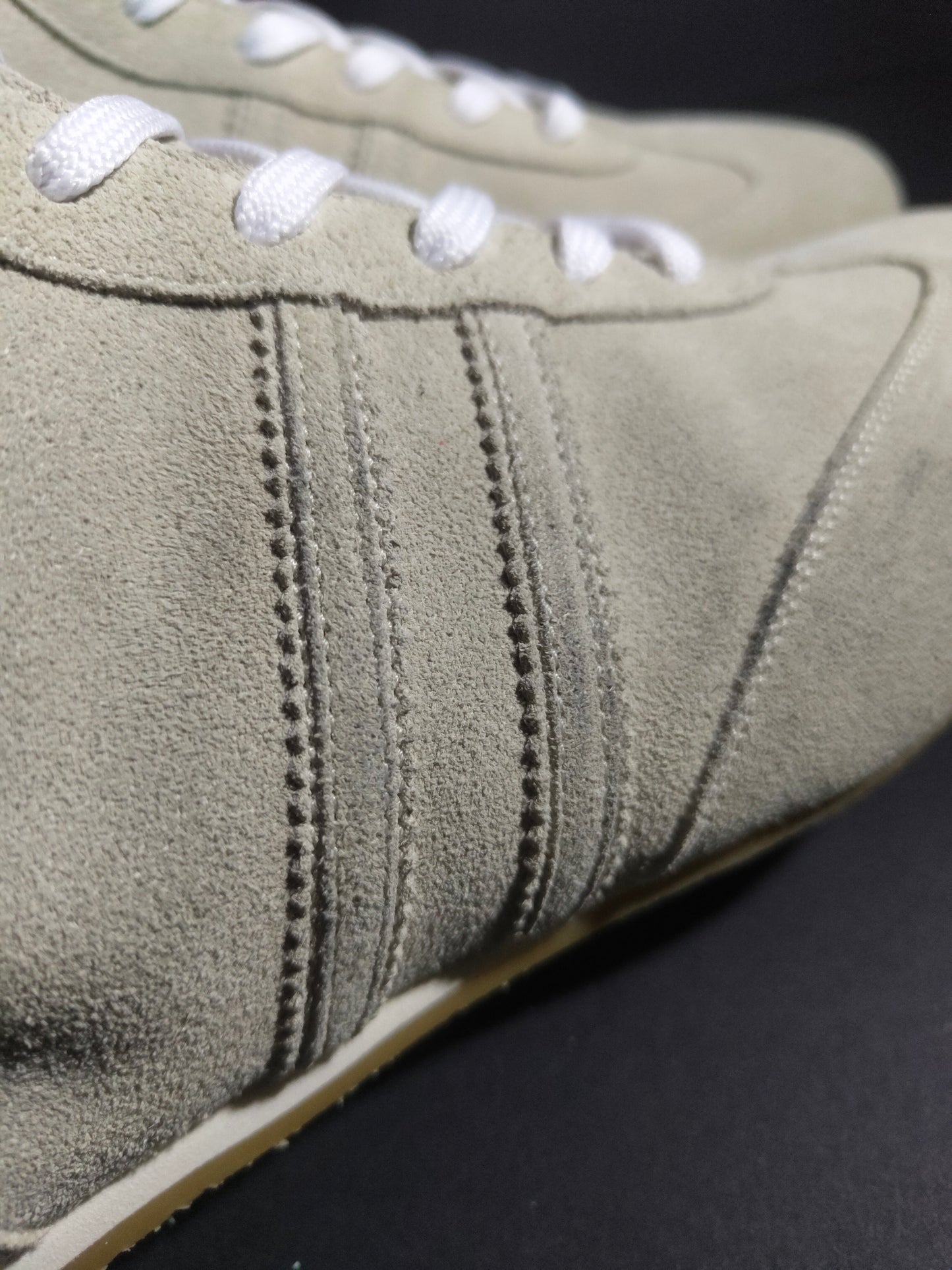 PREORDER: PRIZE RING "Pro-training" Boxing shoes Light Grey (Velour)