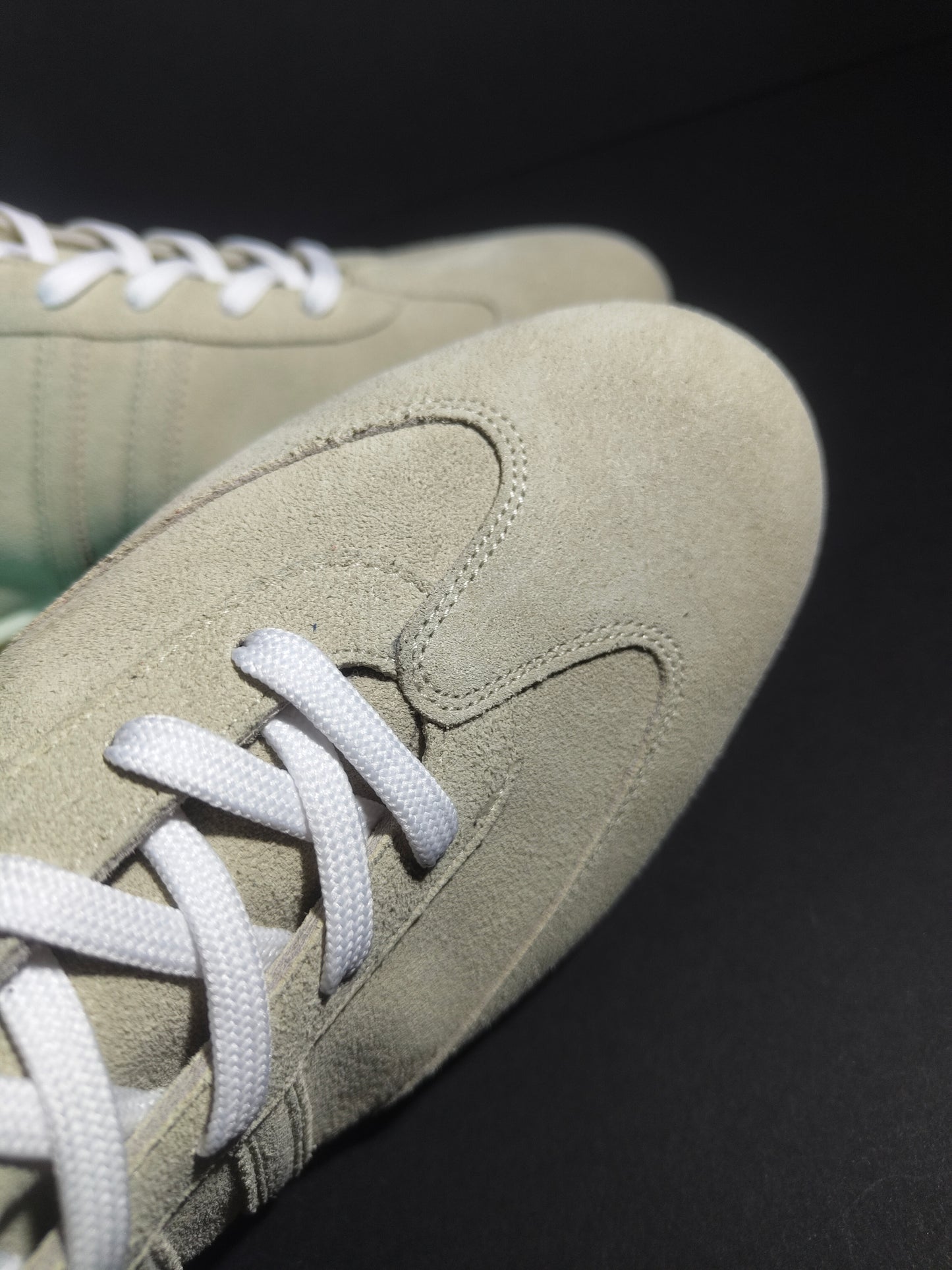 PREORDER: PRIZE RING "Pro-training" Boxing shoes Light Grey (Velour)