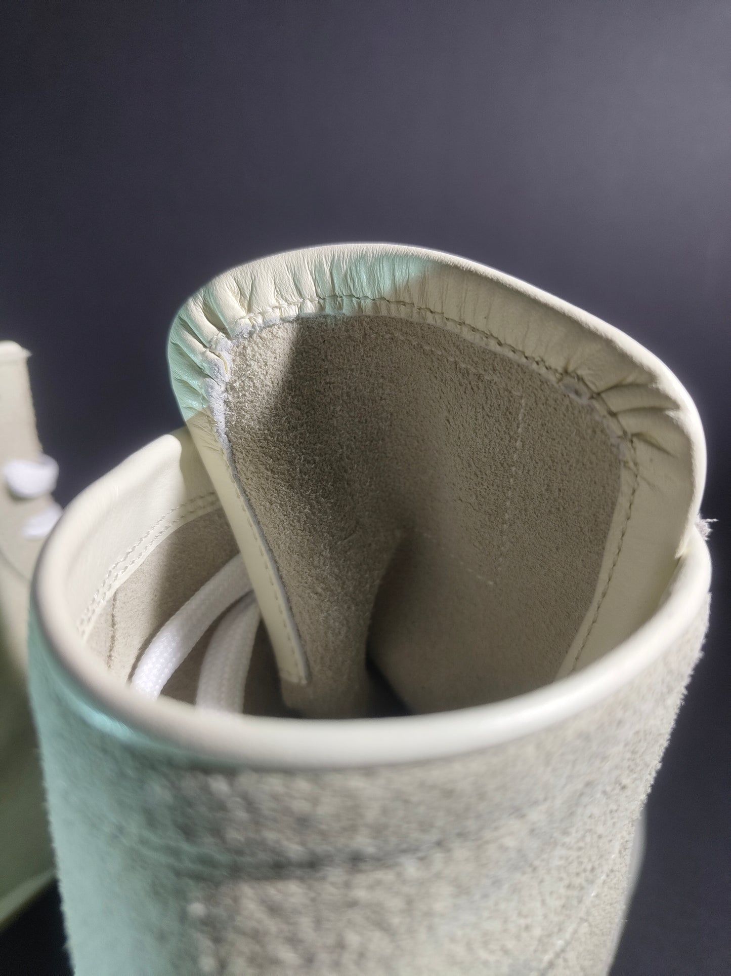 PREORDER: PRIZE RING "Pro-training" Boxing shoes Light Grey (Velour)