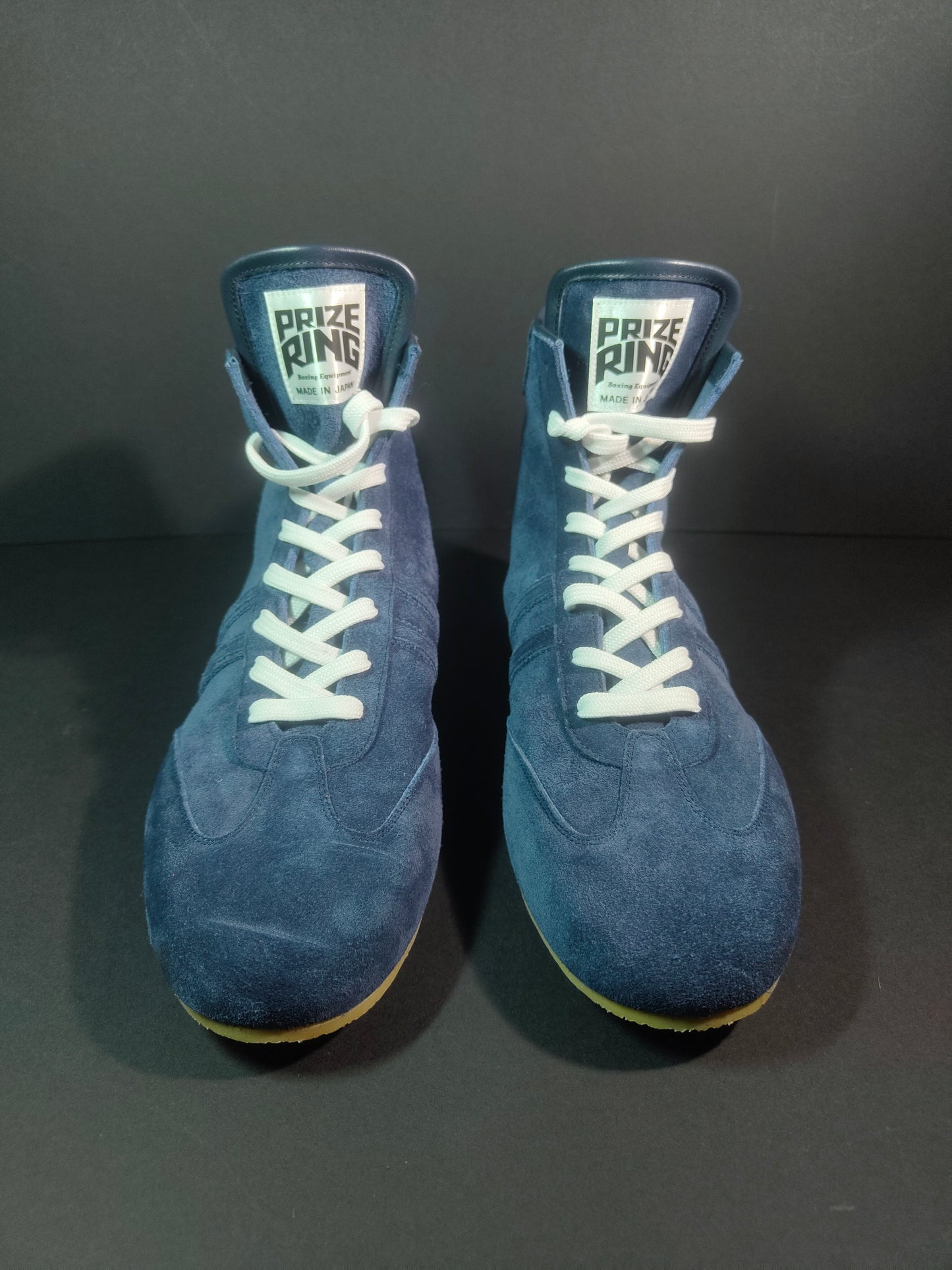 PREORDER: PRIZE RING "Pro-training" Boxing shoes Navy (Velour)