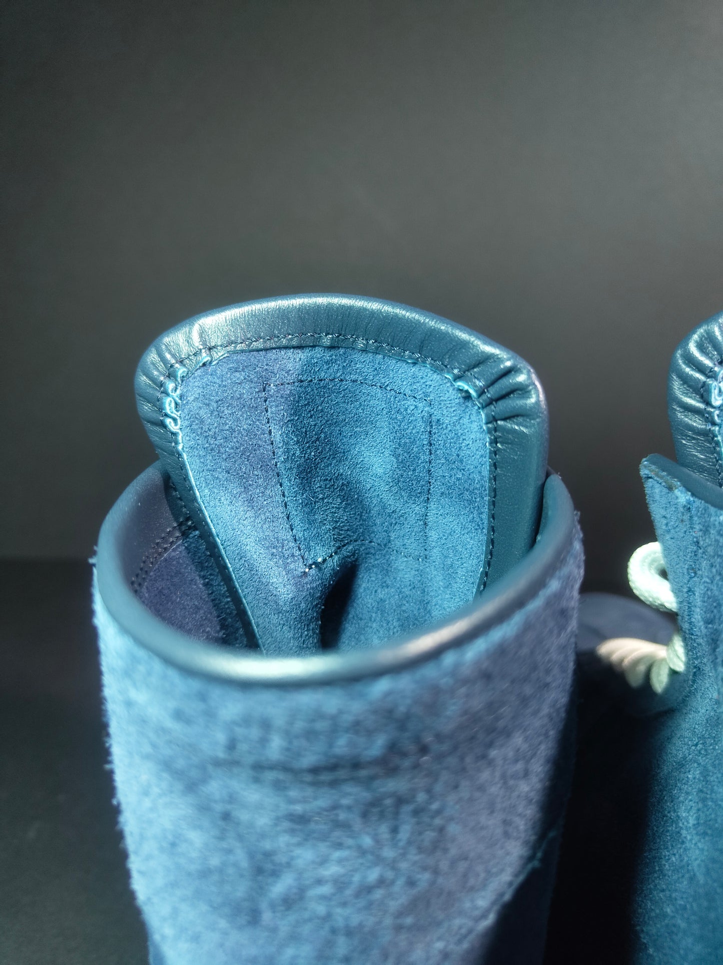 PREORDER: PRIZE RING "Pro-training" Boxing shoes Navy (Velour)