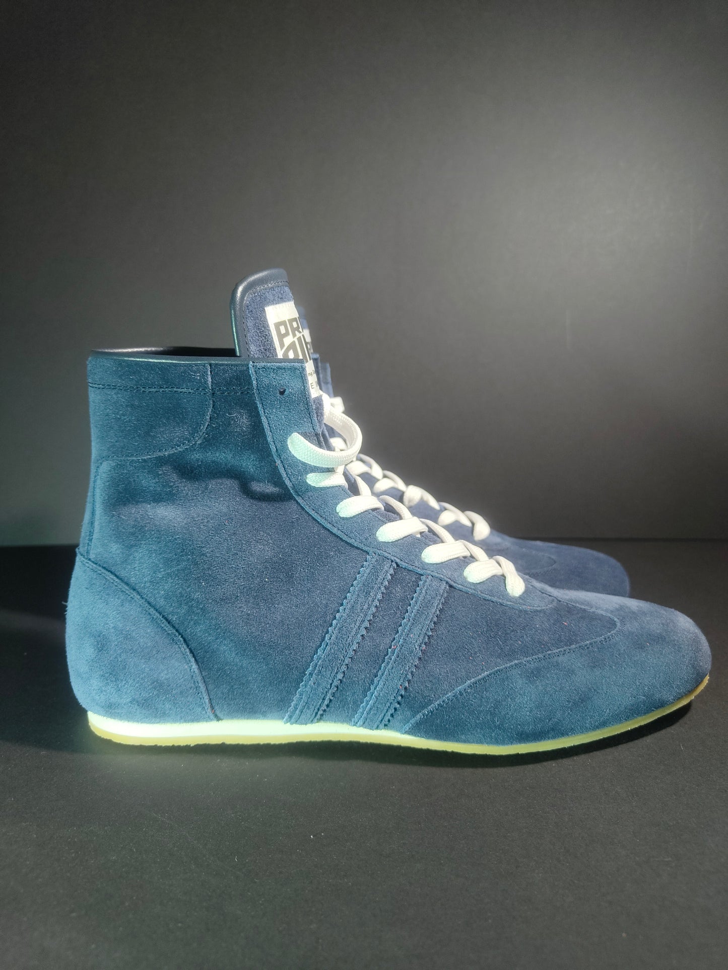 PREORDER: PRIZE RING "Pro-training" Boxing shoes Navy (Velour)