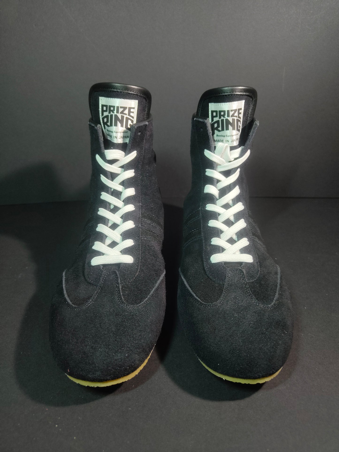 PREORDER: PRIZE RING "Pro-training" Boxing shoes Black (Velour)