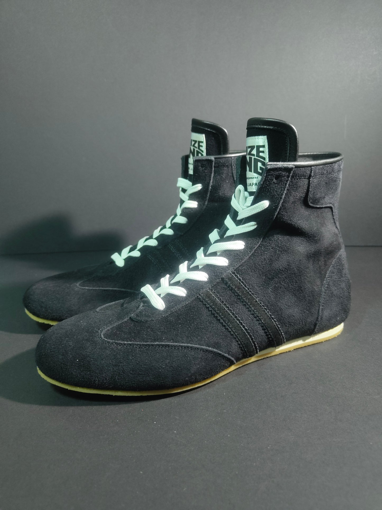 PREORDER: PRIZE RING "Pro-training" Boxing shoes Black (Velour)