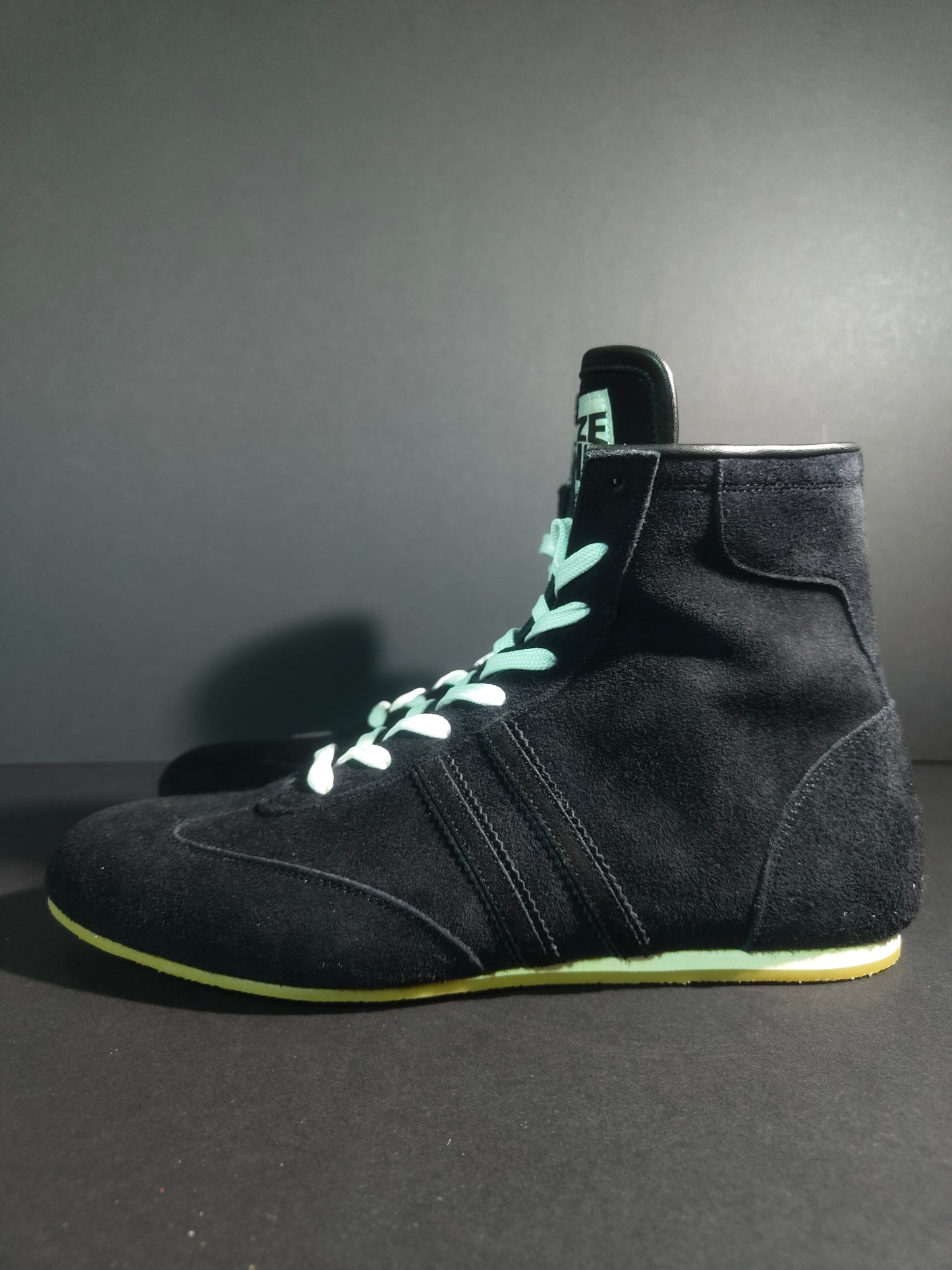 PREORDER: PRIZE RING "Pro-training" Boxing shoes Black (Velour)