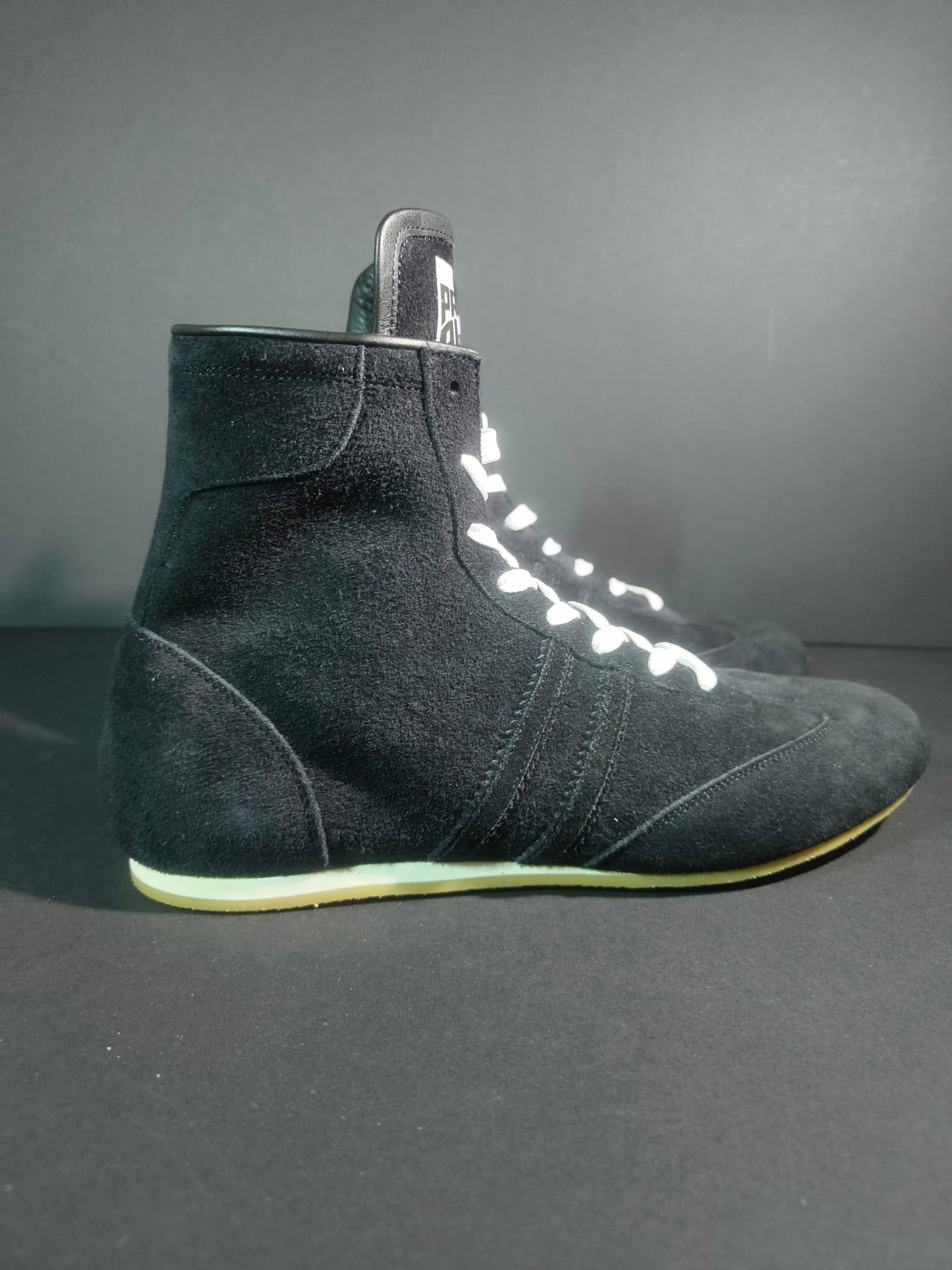 PREORDER: PRIZE RING "Pro-training" Boxing shoes Black (Velour)