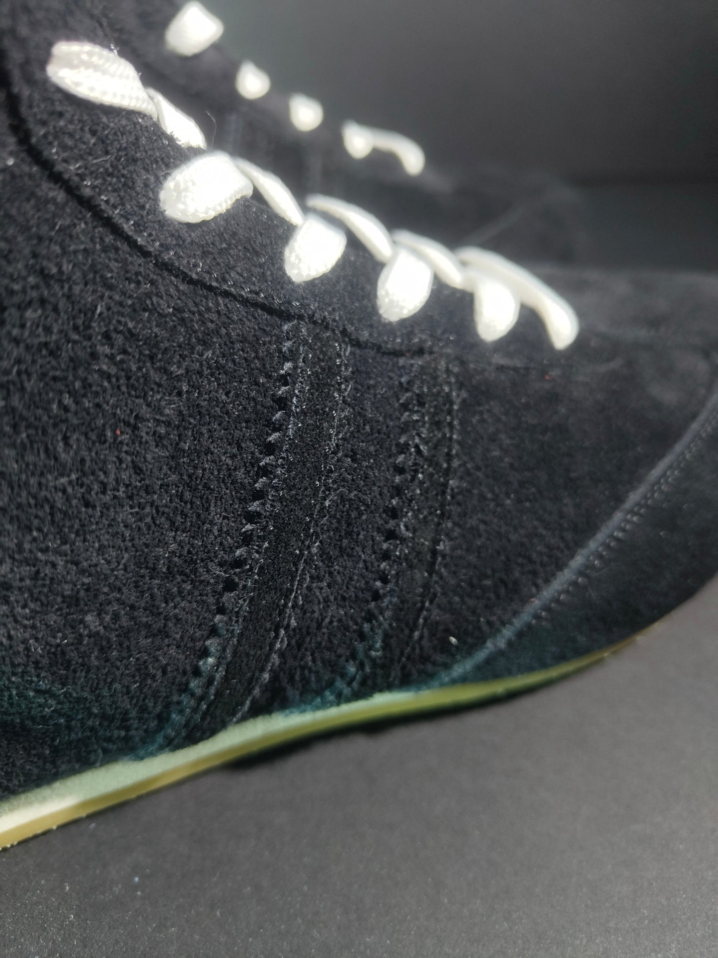 PREORDER: PRIZE RING "Pro-training" Boxing shoes Black (Velour)