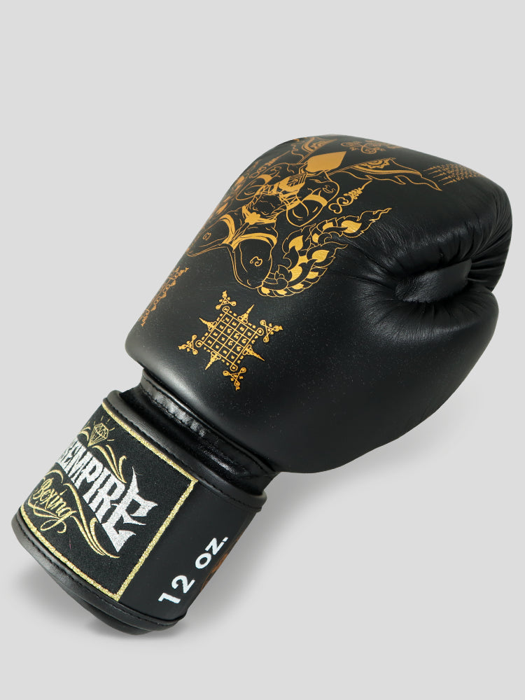 SKS SAKYANT MUAY THAI GLOVES (BLACK)