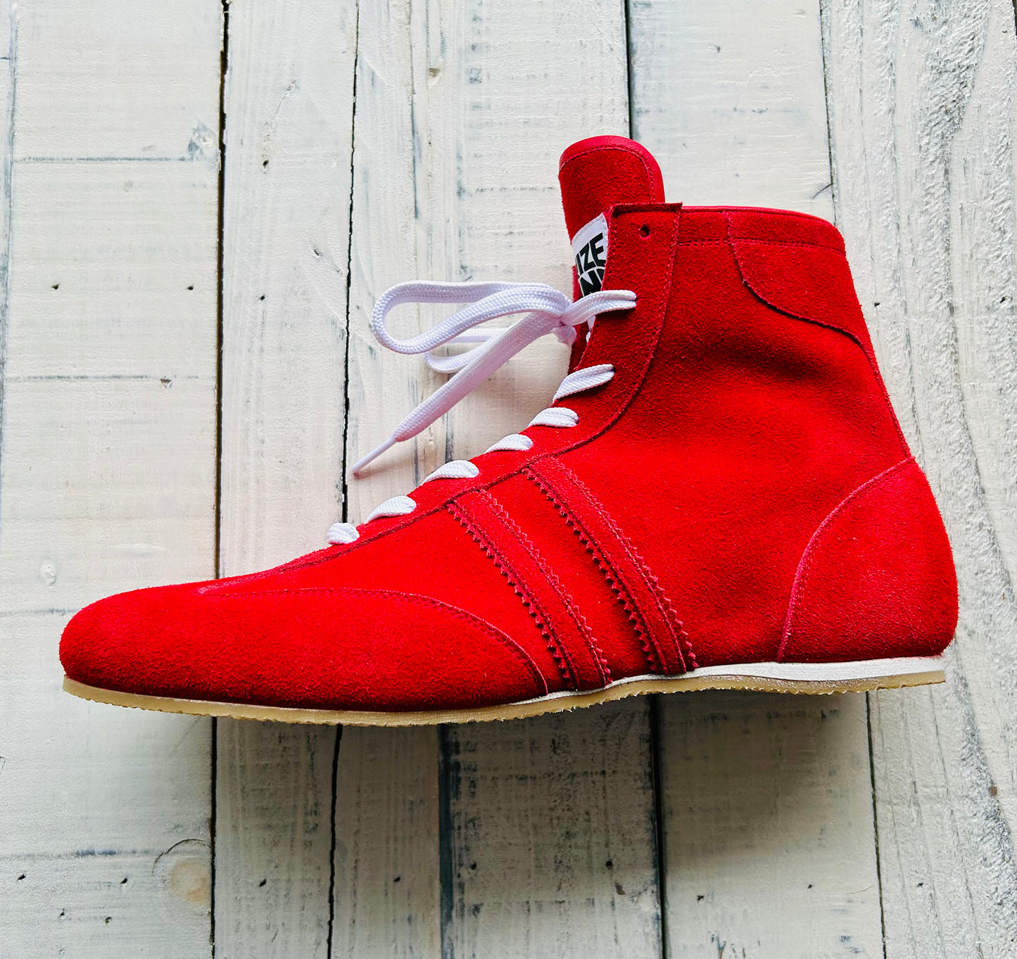 "Pro-training" Prize Ring Boxing Shoes Velour (Red)