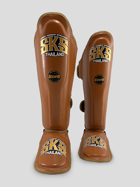 SKS Synthetic (Brown) Shinguards