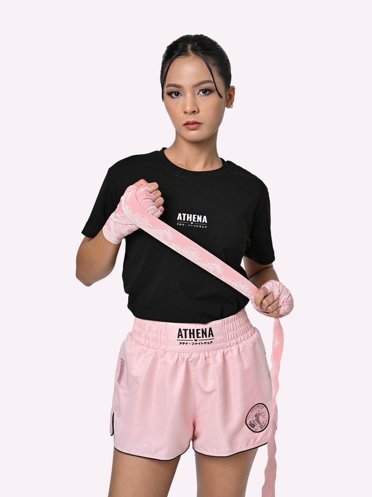 ATHENA FIGHTWEAR RYOKO HANDWRAP (PINK LEMONADE)