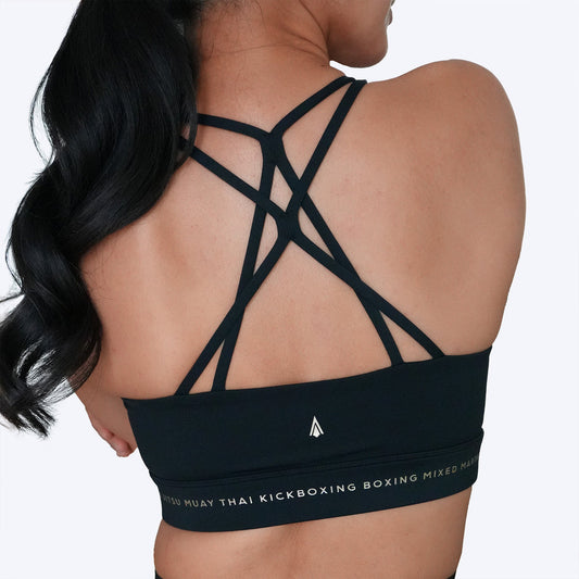 ATHENA FIGHTWEAR THESSALIA SPORTS BRA V2.0 (BLACK)