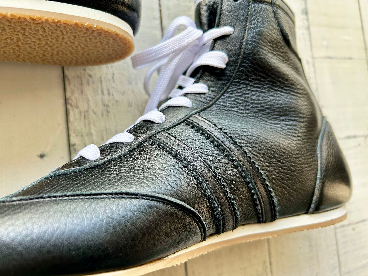 "Pro-training" Prize Ring Boxing Shoes (Black)