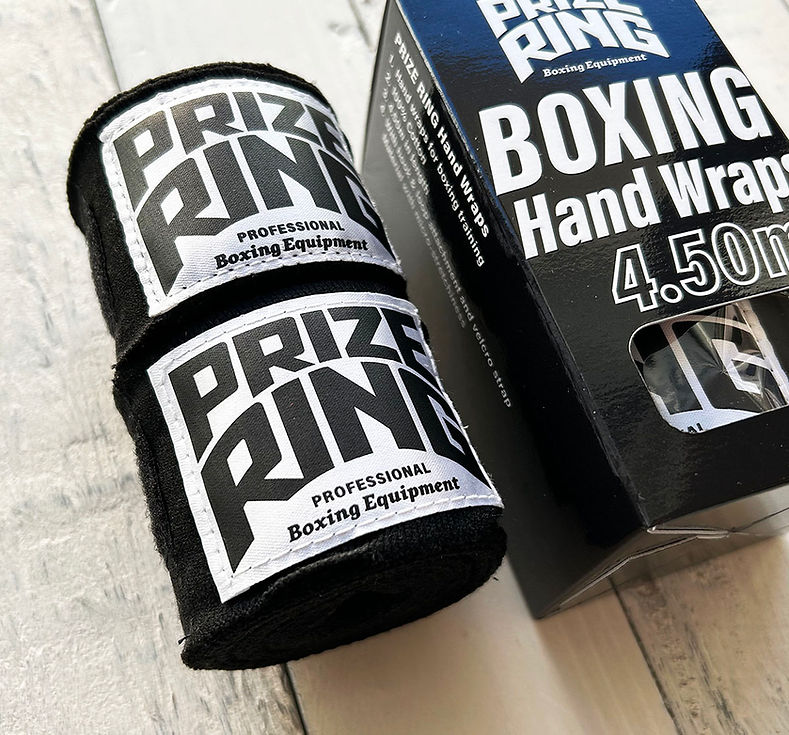 "Classic" Prize Ring Handwraps (Black)