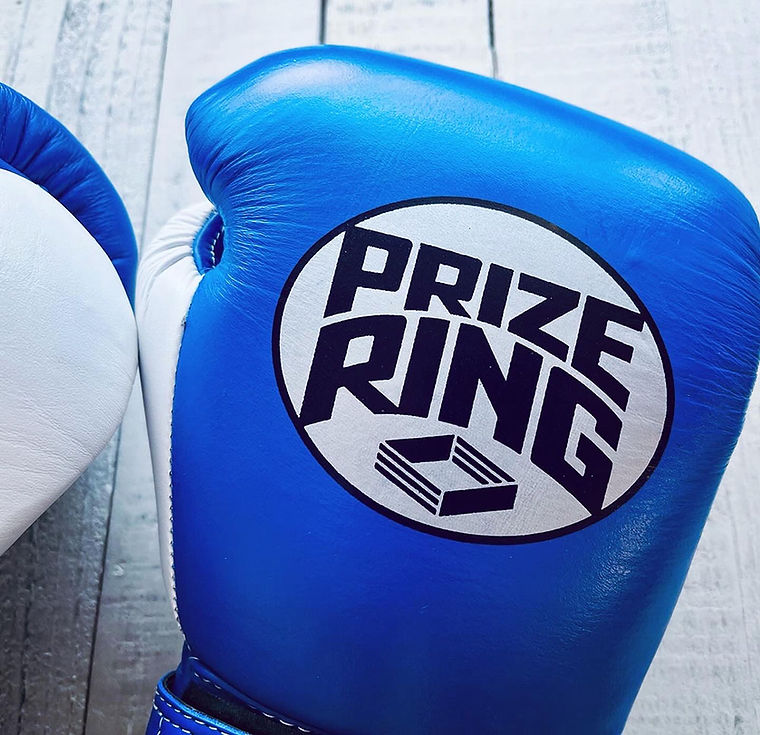 "Professional 5.0" Prize Ring Boxing Gloves (Blue/White)