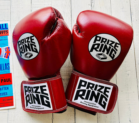 "Professional 5.0" Prize Ring Boxing Gloves (Maroon/Black)