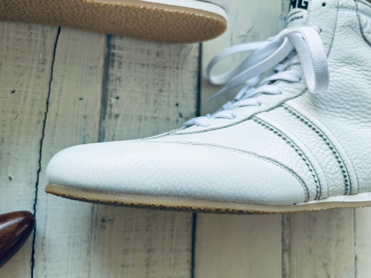 "Pro-training" Prize Ring Boxing Shoes (White)